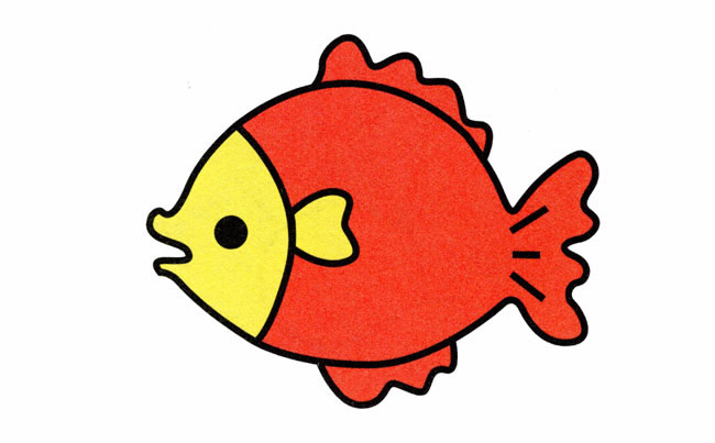可愛(ài)漂亮涂色的小魚(yú)簡(jiǎn)筆畫 可愛(ài)漂亮涂色的小魚(yú)簡(jiǎn)筆畫
