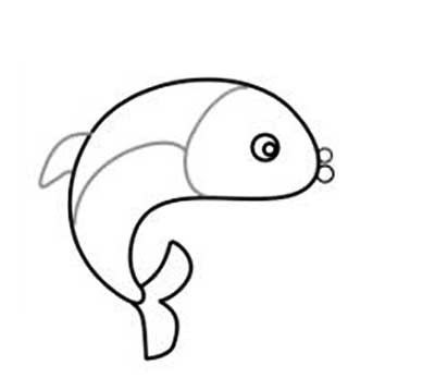 鯉魚的簡單畫法步驟