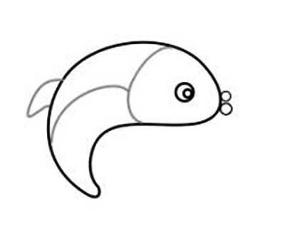 鯉魚的簡單畫法步驟