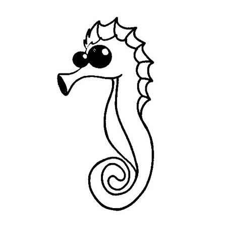 四款關(guān)于海馬的簡(jiǎn)筆畫