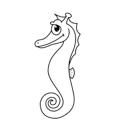 四款關(guān)于海馬的簡(jiǎn)筆畫