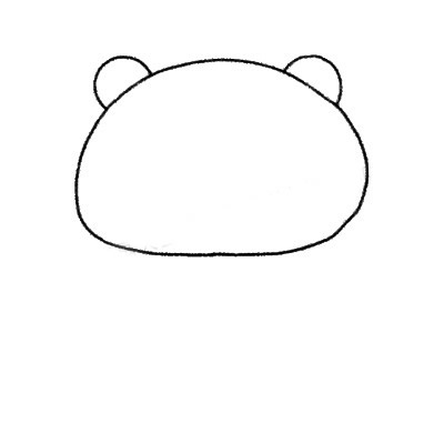 Q版小熊簡(jiǎn)筆畫教程涂色