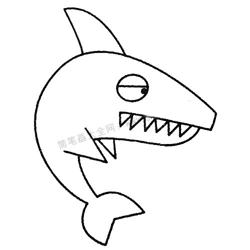 13款關于鯊魚的簡筆畫大全