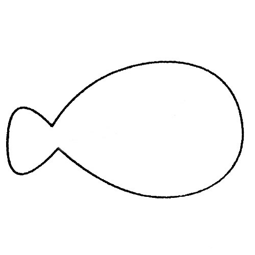 只需三步畫一只小丑魚