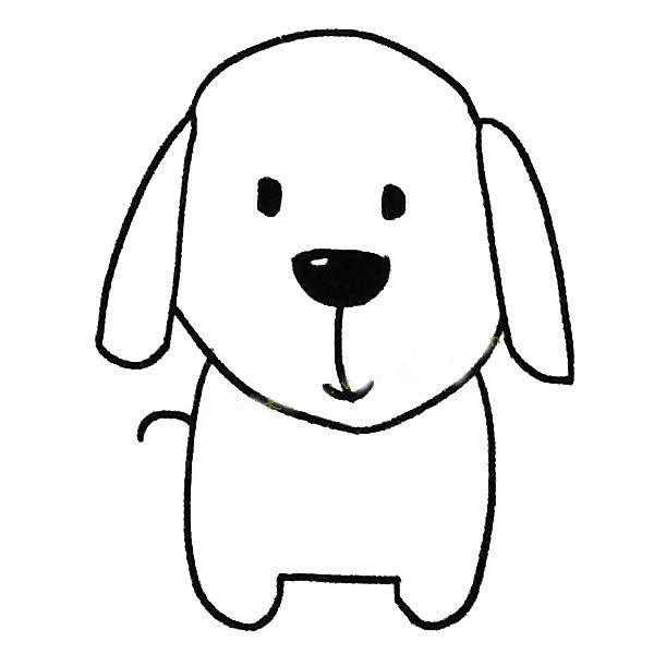 一組關(guān)于哈巴狗的簡筆畫大全