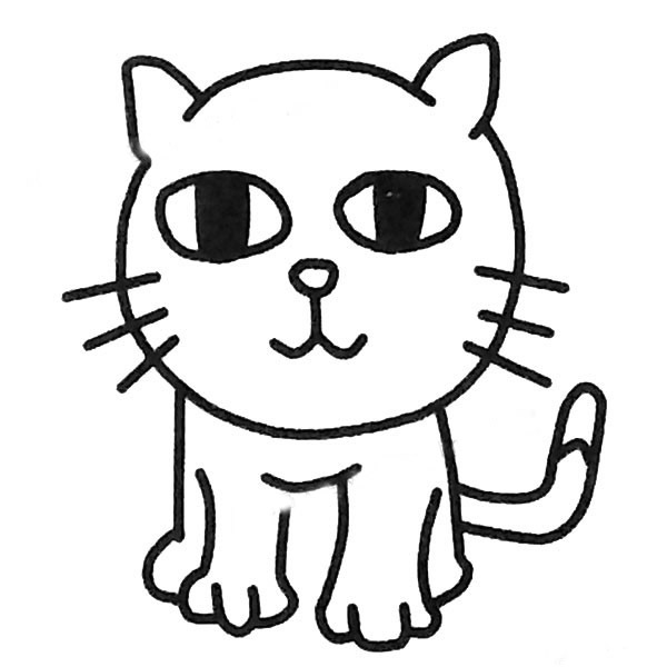 10款小貓咪簡筆畫大全
