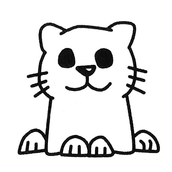 10款小貓咪簡筆畫大全