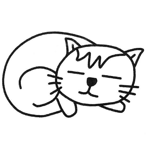 10款小貓咪簡筆畫大全