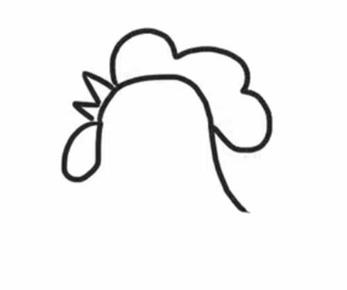 一步步教你畫公雞簡(jiǎn)筆畫