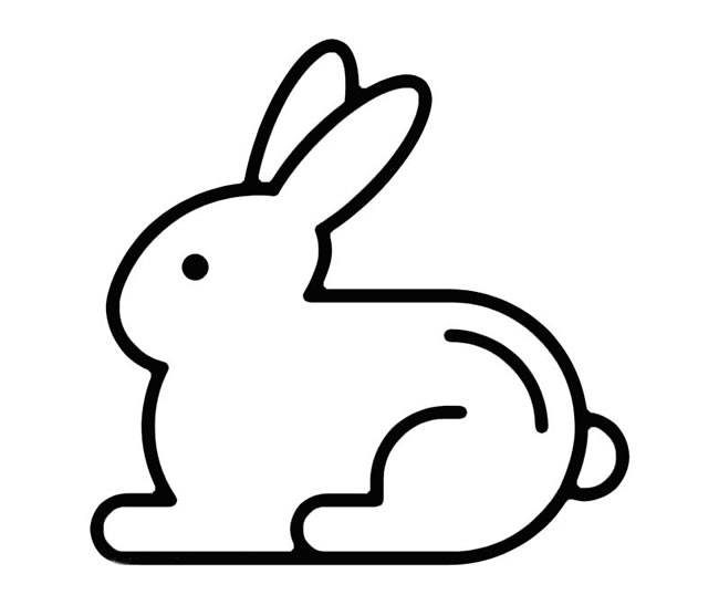 筆畫很少的小兔子簡(jiǎn)筆畫 筆畫很少的小兔子簡(jiǎn)筆畫