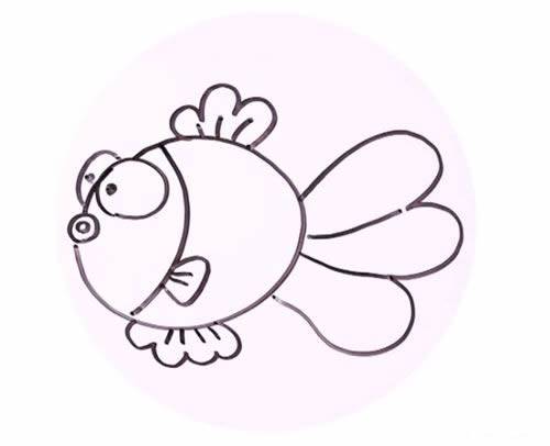 手把手教你畫簡單的金魚