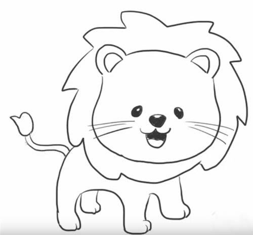 簡單可愛的小獅子怎么畫 簡單可愛的小獅子怎么畫