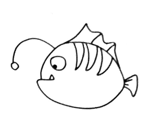 燈籠魚怎么畫最簡單