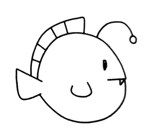 燈籠魚的簡單畫法