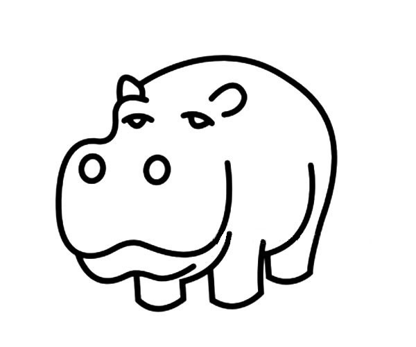 5款卡通的河馬簡(jiǎn)筆畫(huà)大全 5款卡通的河馬簡(jiǎn)筆畫(huà)大全