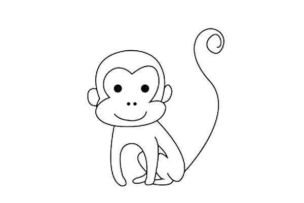 猴子怎么畫最簡單
