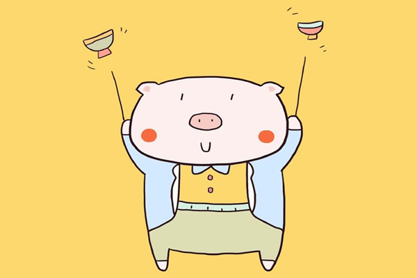 9張可愛的卡通小豬簡筆畫大全
