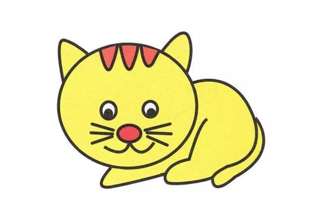 簡單五步畫出可愛的小貓咪