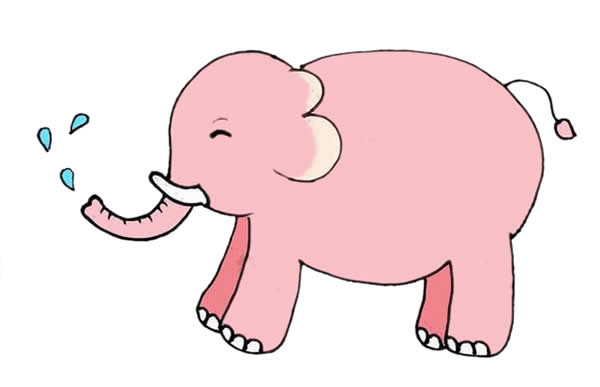 教你怎么用數(shù)字3畫(huà)大象簡(jiǎn)筆畫(huà)