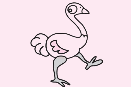 4張鴕鳥(niǎo)簡(jiǎn)筆畫(huà)大全 4張鴕鳥(niǎo)簡(jiǎn)筆畫(huà)大全