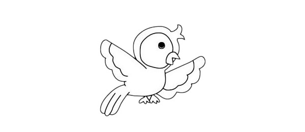 一組黃鸝鳥的簡筆畫大全