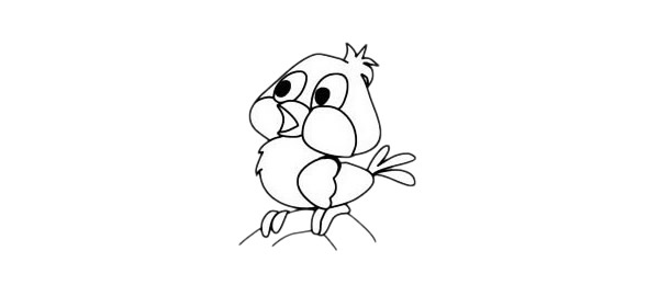一組黃鸝鳥的簡筆畫大全