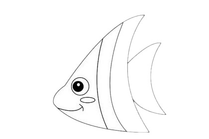 一組熱帶魚簡筆畫大全