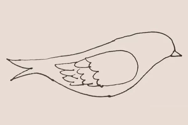 黃鸝怎么畫 黃鸝簡筆畫教程