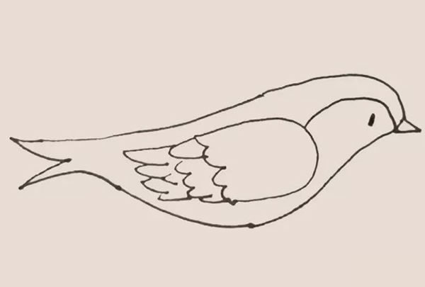 黃鸝怎么畫 黃鸝簡筆畫教程