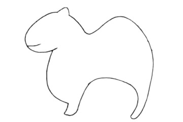 單峰駝簡(jiǎn)筆畫步驟教程