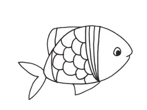 簡單的虎皮魚怎么畫