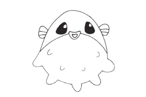 河豚兒童簡(jiǎn)筆畫(huà) 河豚兒童簡(jiǎn)筆畫(huà)