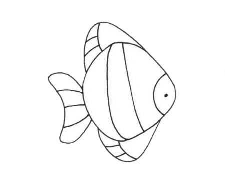 黃鰭鯧的簡(jiǎn)單畫(huà)法