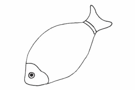 深海魚簡筆畫步驟