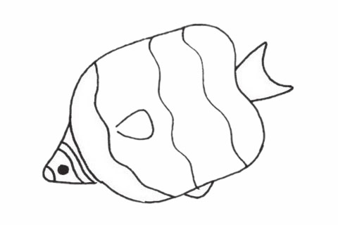 有趣的深海魚簡(jiǎn)筆畫