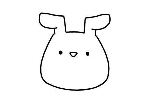 可愛(ài)小黃狗簡(jiǎn)筆畫教程