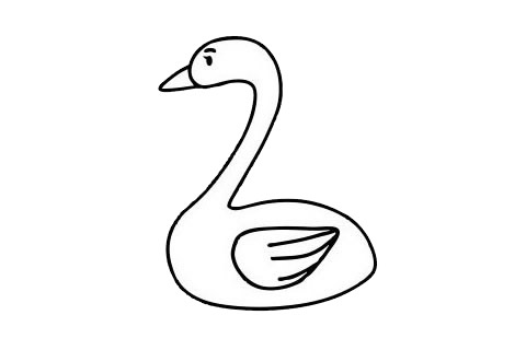一組關(guān)于天鵝的簡筆畫大全
