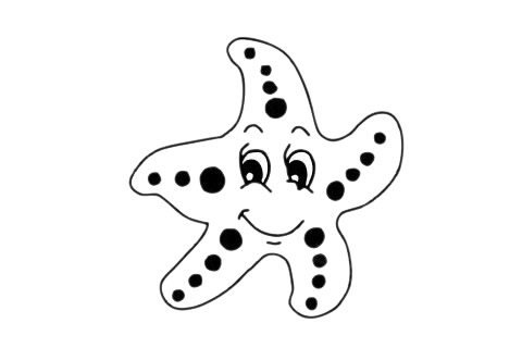 關(guān)于海星的卡通簡(jiǎn)筆畫(huà)
