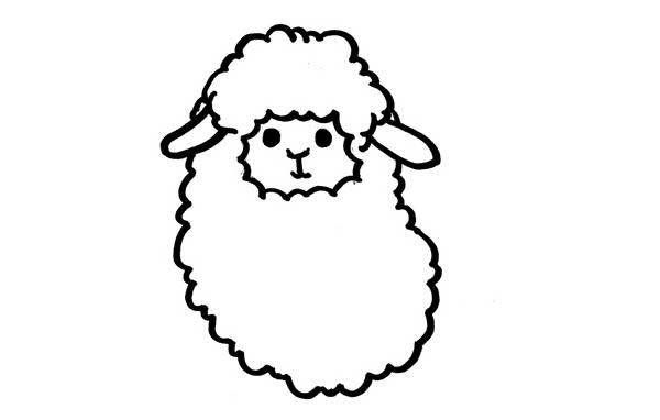 關(guān)于羊駝的簡筆畫
