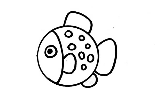 燈籠魚簡筆畫步驟