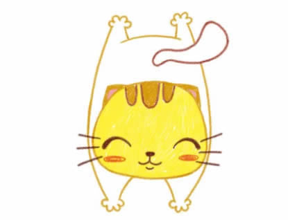 一步步教你畫可愛的小貓咪