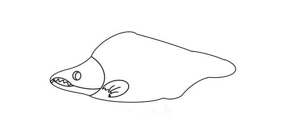 大馬哈魚簡筆畫畫法