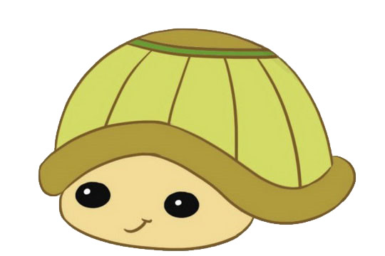 烏龜寶寶卡通簡筆畫