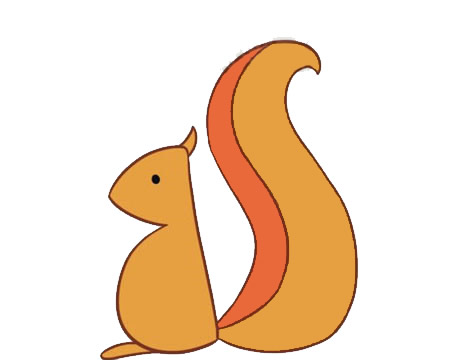 卡通松鼠怎么畫(huà)最簡(jiǎn)單 卡通松鼠怎么畫(huà)最簡(jiǎn)單