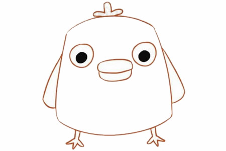 卡通的小雞怎么畫(huà)
