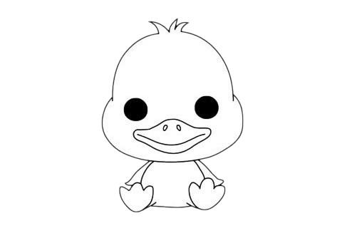 卡通的鴨寶寶簡(jiǎn)筆畫(huà) 卡通的鴨寶寶簡(jiǎn)筆畫(huà)
