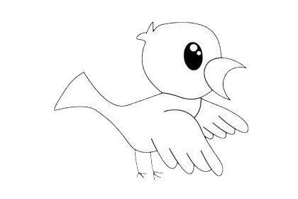 一組關(guān)于小鳥的簡筆畫大全