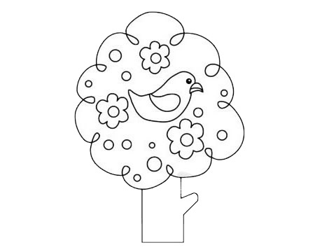 一組關(guān)于小鳥的簡筆畫大全