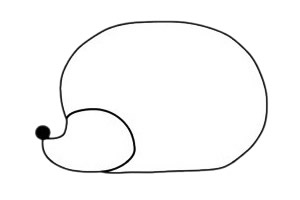 簡(jiǎn)單的刺猬怎么畫