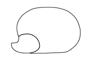 簡(jiǎn)單的刺猬怎么畫